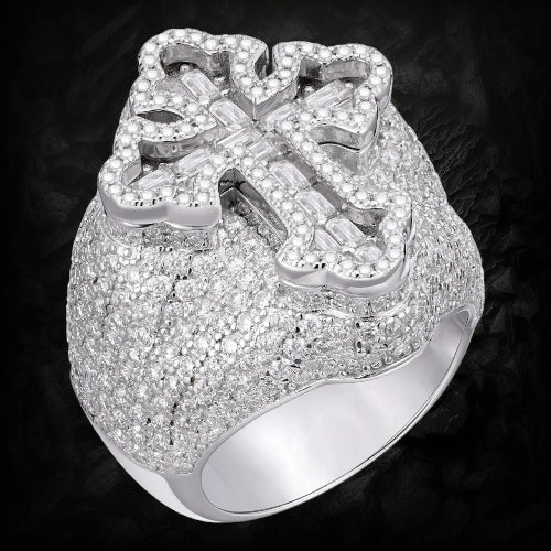 Fascia Anniversario Uomo Moissanite Multicolore 1,25 Ct - Argento 925 Animas Jewels - Foto 2
