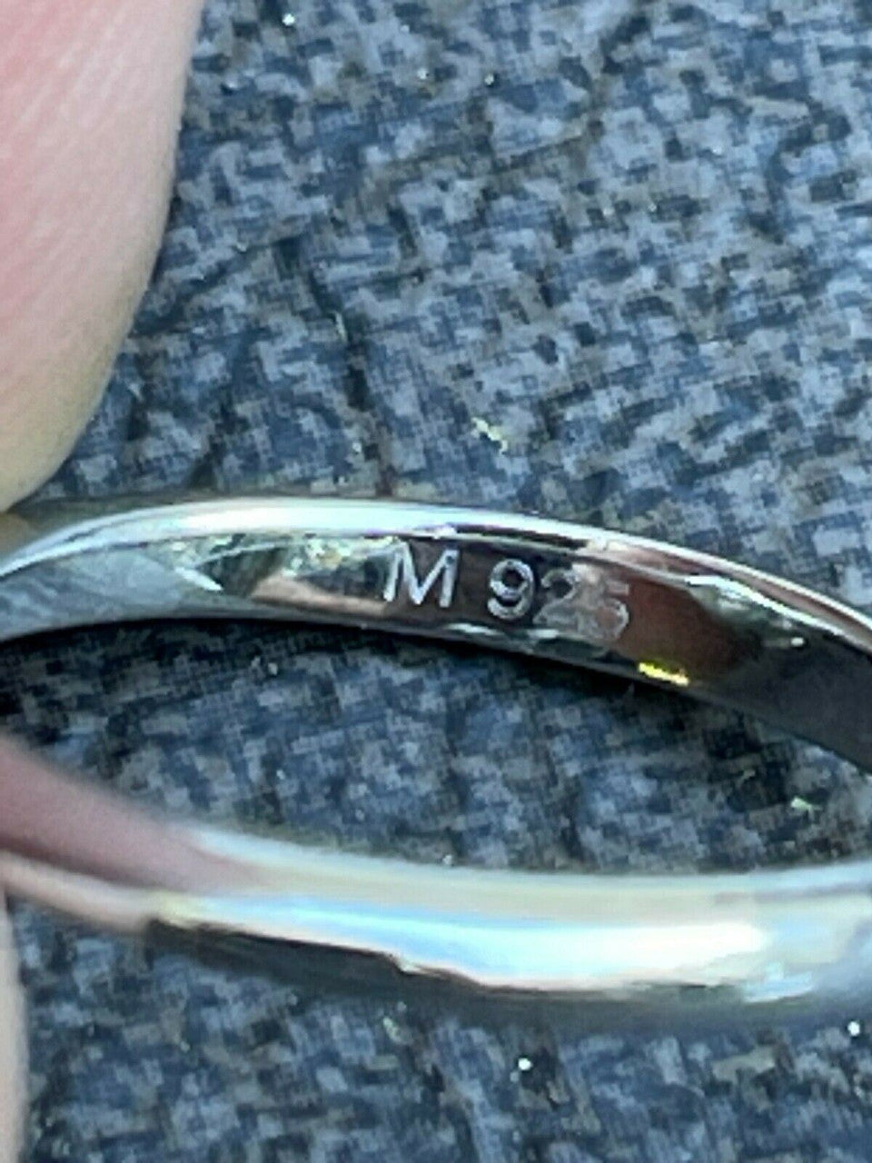 HarlemBling 0.5-4ct Real Moissanite Engagement Promise Ring Passes Diamond Tester 925 Silver