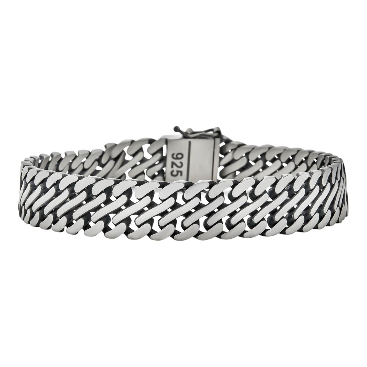 Custom Double Miami Cuban Figure Eight Link Bracelet 12mm Wide