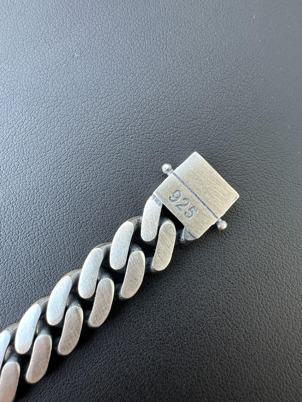 HarlemBling Graduated Miami Cuban Link Bracelet Solid 925 Sterling Silver Box Clasp 12-20mm