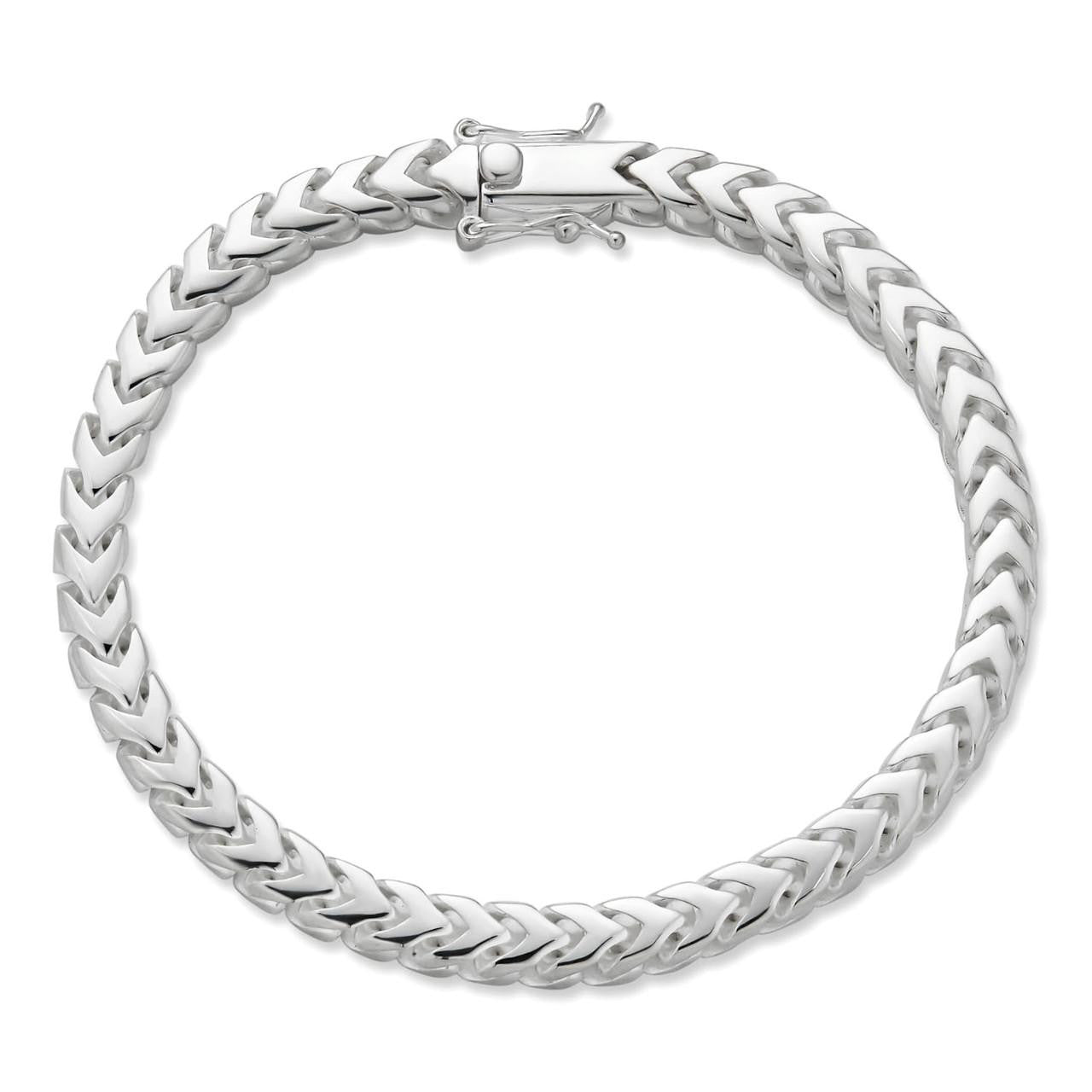 Amazon.com: Dankadi Fashion 925 Sterling Silver Solid Miami  Sterling Silver (9.25). High quality link bracelet display picture 1