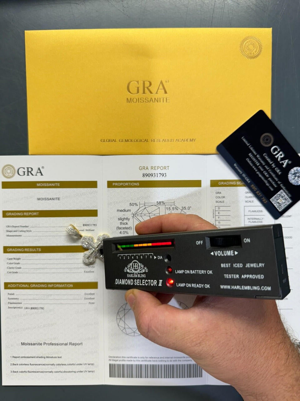 Hip Hop Moissanite Iced Gothic Baguette Cross Pendant - Iced 925 Silver / Gold Necklace