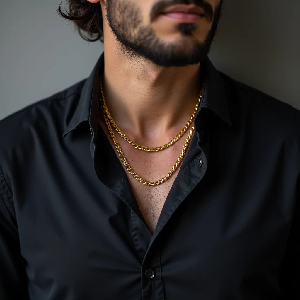 Men's Gold Chain Necklace - Men's Gold Chain Necklace: Styles, Lengths, and Care