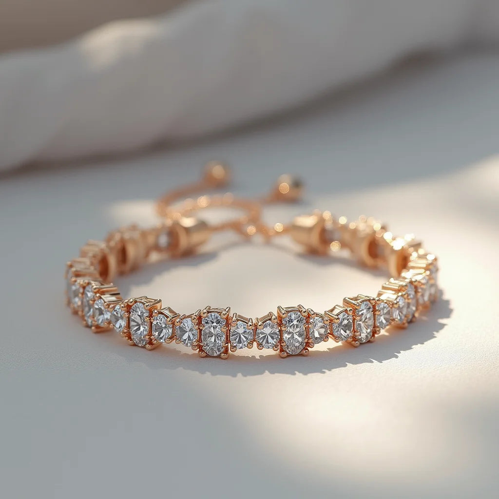 Moissanite Bracelets - Moissanite Bracelets Sparkle Durability Everyday Elegance