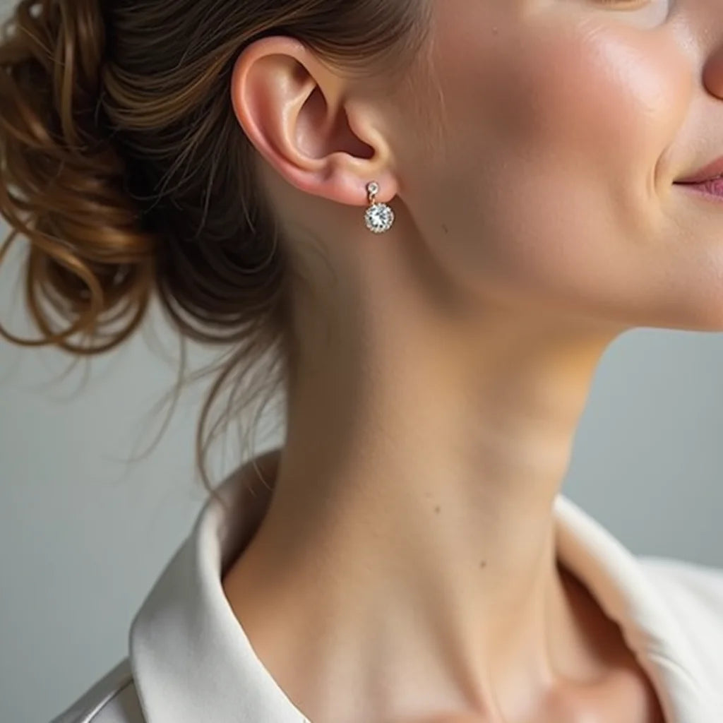 Real Moissanite Earrings - Real Moissanite Earrings How to Pick Brilliant Sparkle