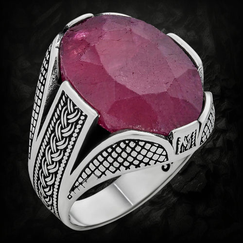 mens ruby ring