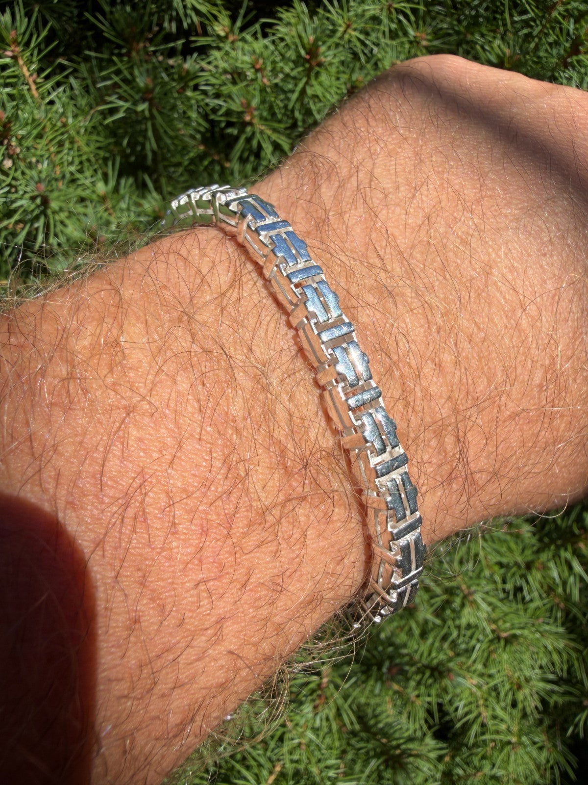 Roman Franco-Byzantine - 925 Sterling Silver - 7"-8.5" - 5.5mm