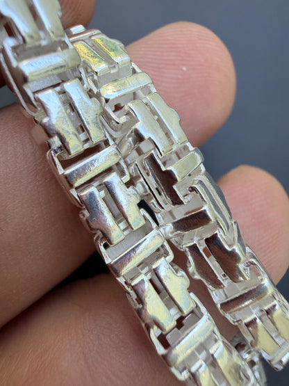 Roman Franco-Byzantine - 925 Sterling Silver - 7"-8.5" - 5.5mm
