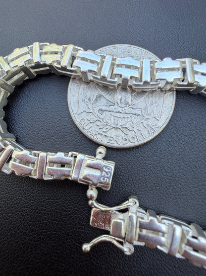 Roman Franco-Byzantine - 925 Sterling Silver - 7"-8.5" - 5.5mm
