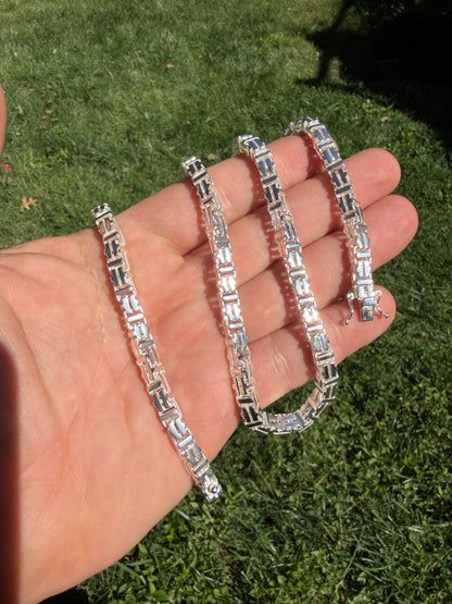 Roman Franco Byzantine Chain Necklace - 925 Sterling Silver - 18"-30" - 5.5mm