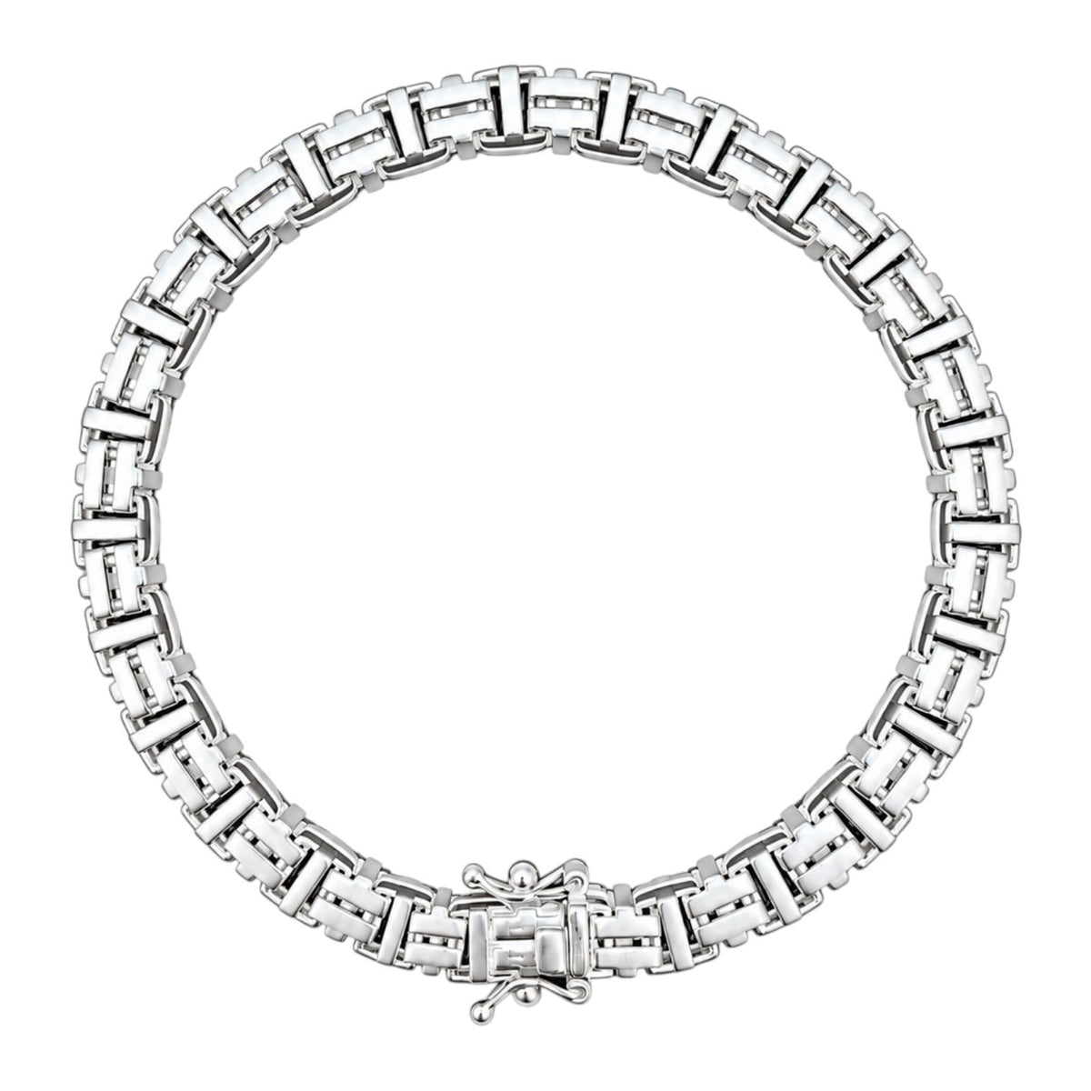 Roman Franco-Byzantine - 925 Sterling Silver - 7"-8.5" - 5.5mm