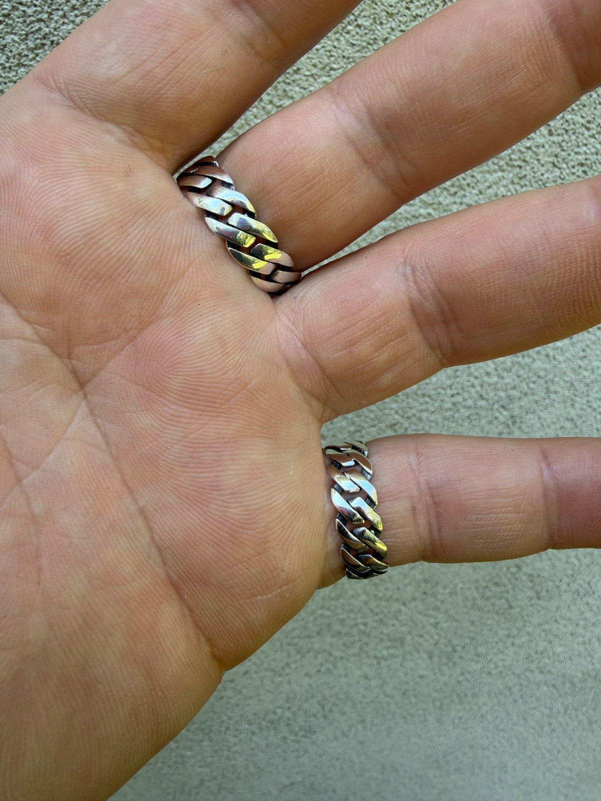 Havana Cuban Ring - 925 Silver - Genuine Red Ruby Stone