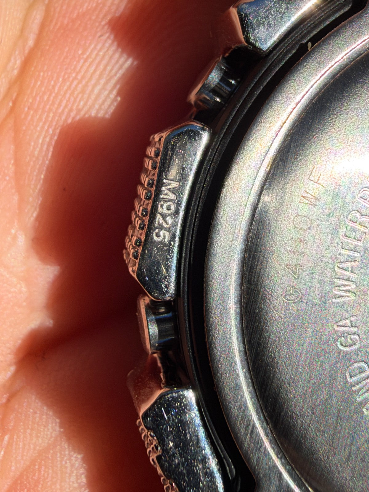 MOISSANITE Real 925 Silver Iced Casio G Shock DW-5600UE Crown of Thorns Watch