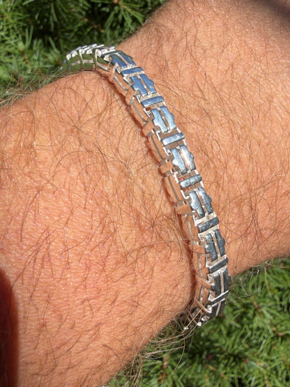 Roman Franco-Byzantine - 925 Sterling Silver - 7"-8.5" - 5.5mm