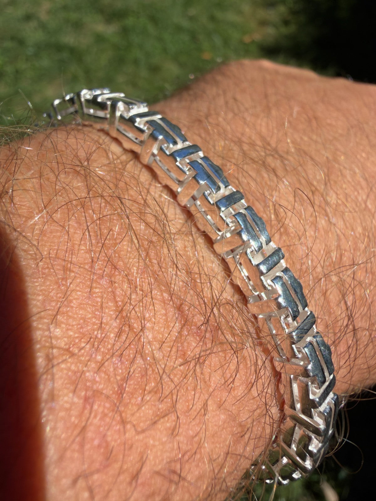 Roman Franco-Byzantine - 925 Sterling Silver - 7"-8.5" - 5.5mm