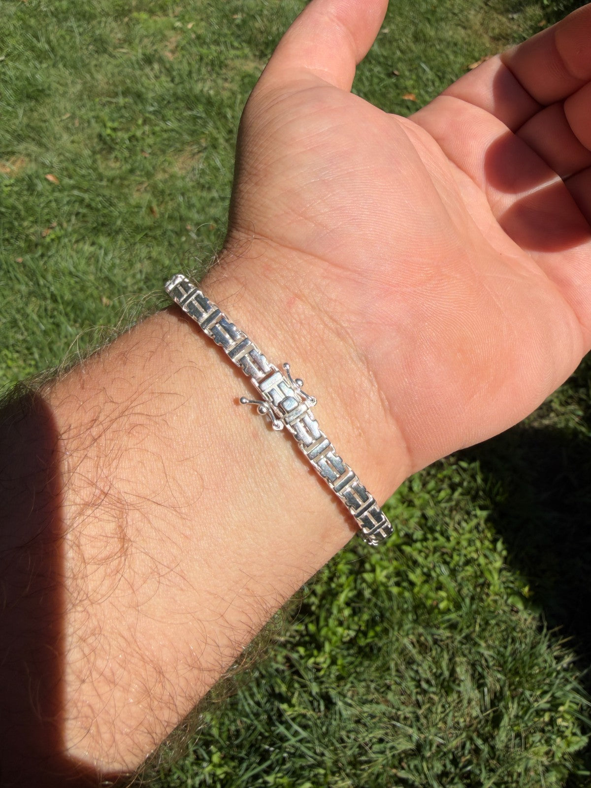 Roman Franco-Byzantine - 925 Sterling Silver - 7"-8.5" - 5.5mm