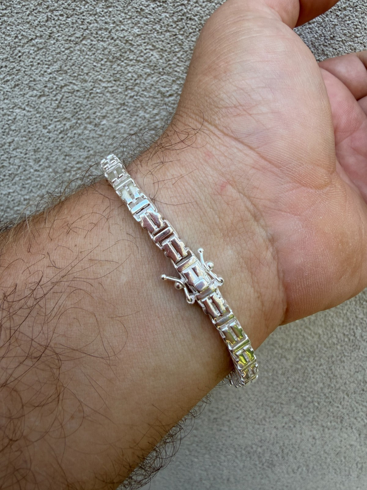 Roman Franco-Byzantine - 925 Sterling Silver - 7"-8.5" - 5.5mm