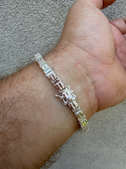 Roman Franco-Byzantine - 925 Sterling Silver - 7"-8.5" - 5.5mm