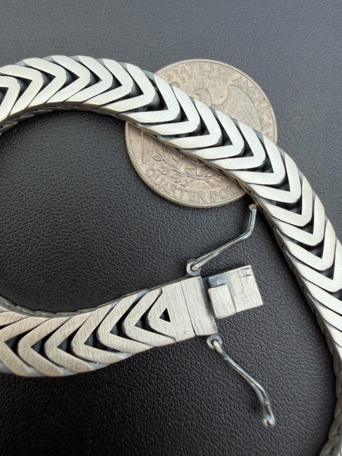 Custom 3 Link Miami Cuban Python Bracelet - Oxidized 925 Sterling Silver - 8.5" - 12mm