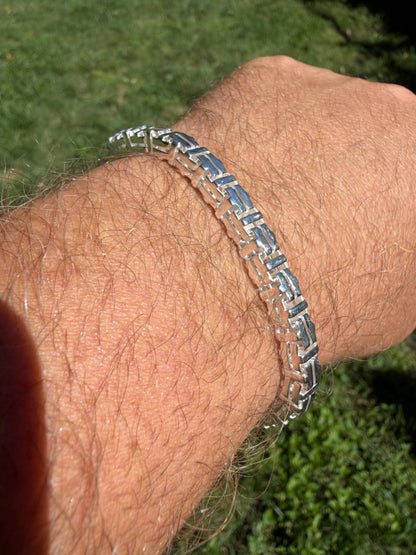 Roman Franco-Byzantine - 925 Sterling Silver - 7"-8.5" - 5.5mm