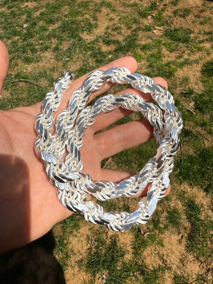 MONSTER Rope Chain Necklace - 925 Sterling Silver - 20"-30" - 16.5mm