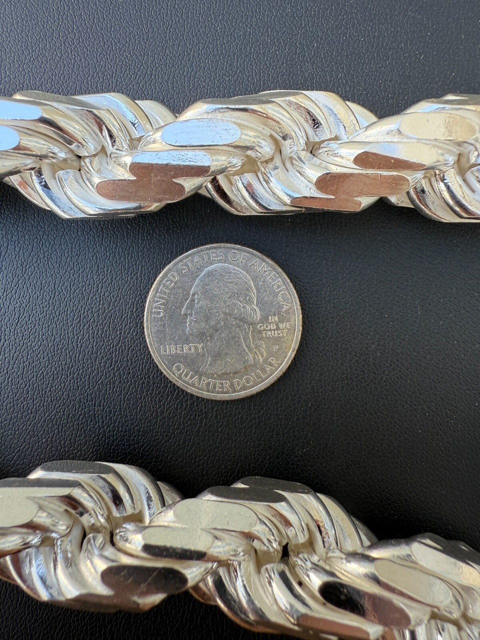 MONSTER Rope Chain Necklace - 925 Sterling Silver - 20"-30" - 16.5mm