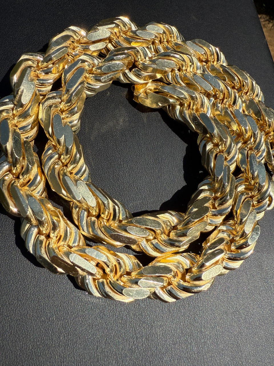 MONSTER Rope Chain Necklace - 14k Gold Vermeil 925 Sterling Silver - 20"-30" - 16.5mm