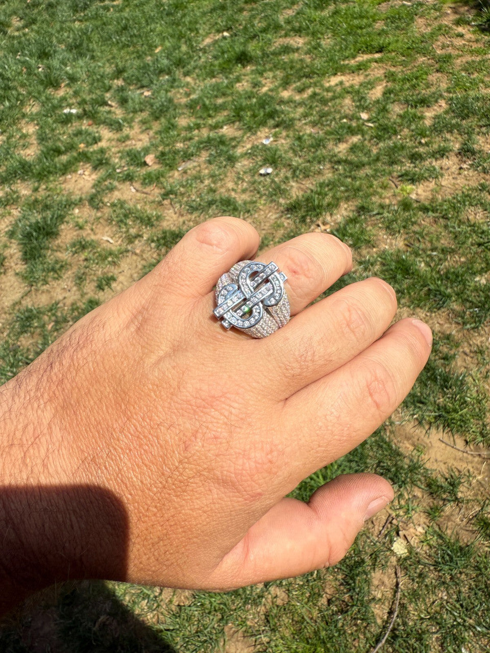 Cash Money Iced Out Ring - 925 Silver