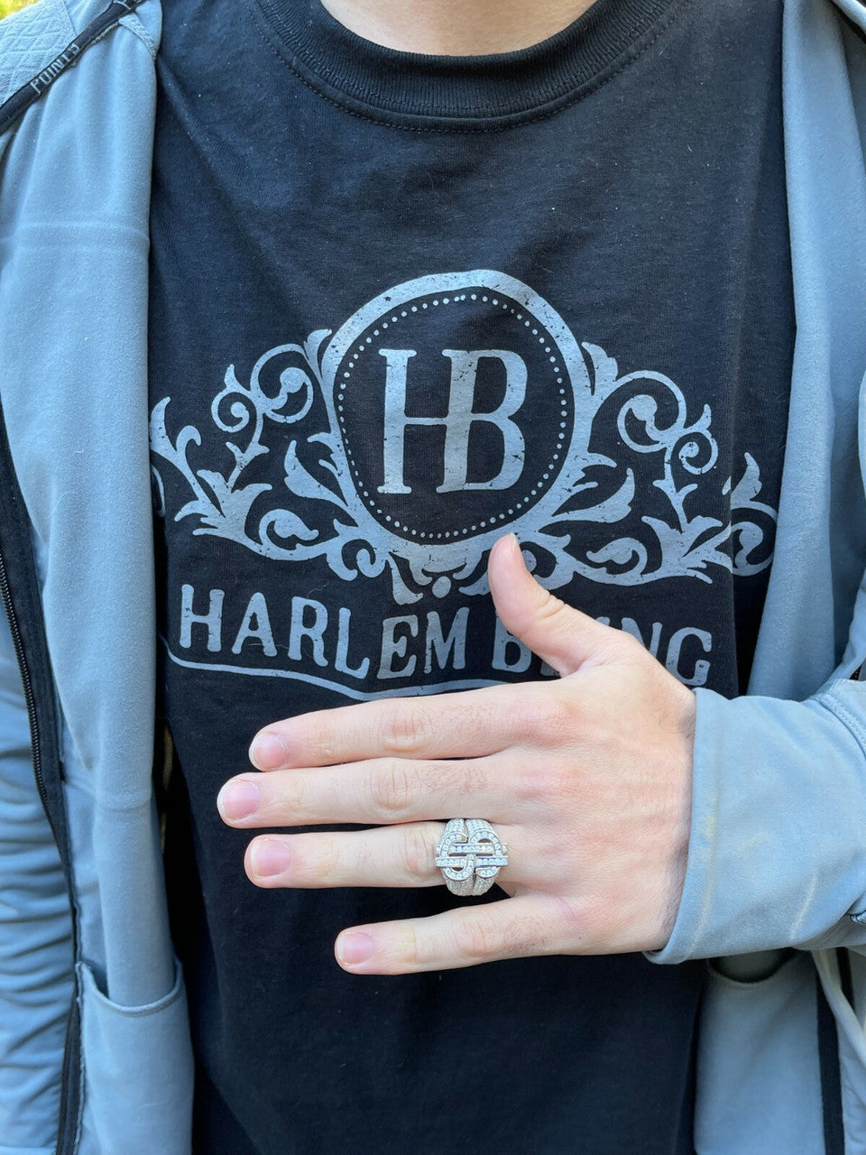 Cash Money Iced Out Ring - 925 Silver