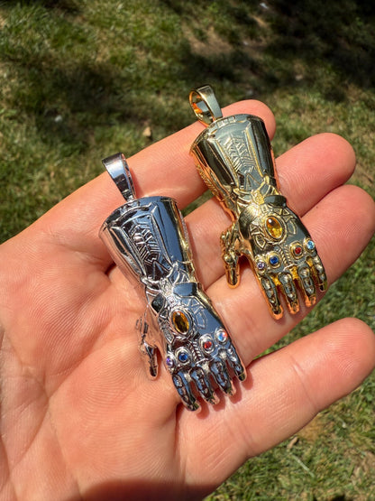 SERIES 7: Limited Edition Infinity Gauntlet Glove Pendant Harlembling x Big E The Jeweler