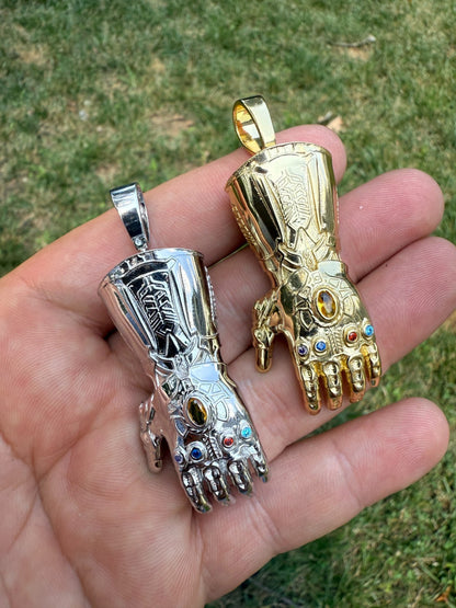 SERIES 7: Limited Edition Infinity Gauntlet Glove Pendant Harlembling x Big E The Jeweler