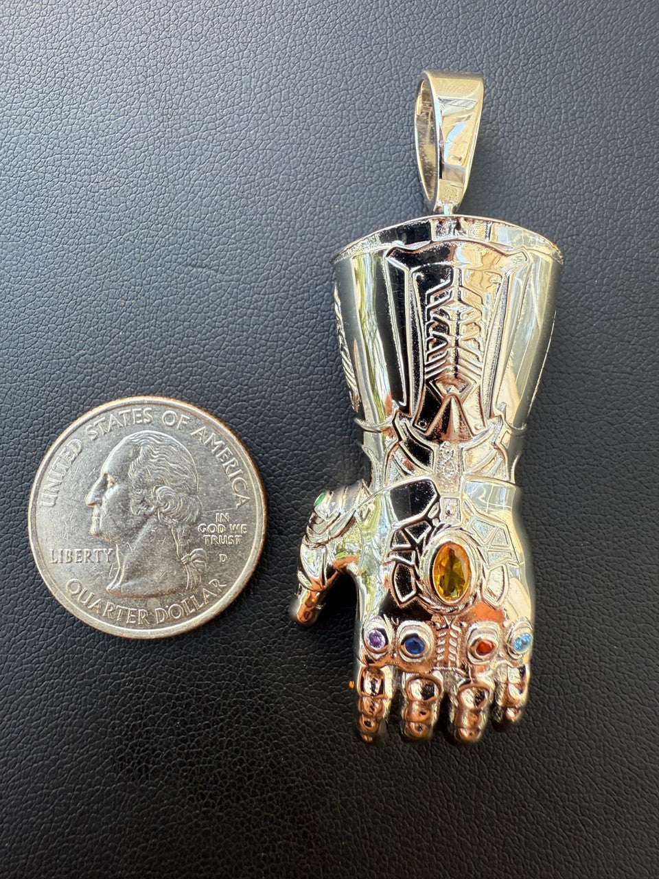 SERIES 7: Limited Edition Infinity Gauntlet Glove Pendant Harlembling x Big E The Jeweler