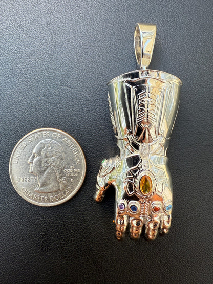 SERIES 7: Limited Edition Infinity Gauntlet Glove Pendant Harlembling x Big E The Jeweler