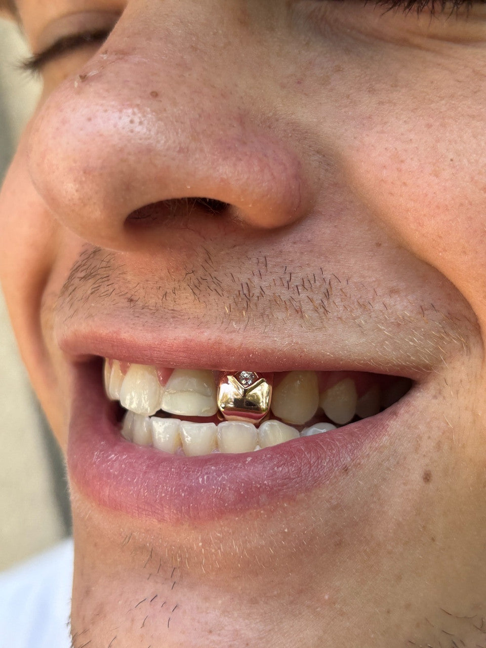 Solid 925 Sterling CZ Silver Single Tooth Grillz Real Custom Hip Hop Grills Caps
