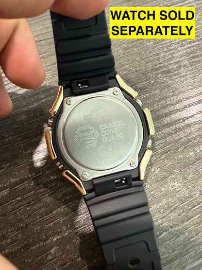 MOISSANITE 14k Gold 925 Silver Iced BEZEL Kit For Casio G Shock GA-2100 Watch