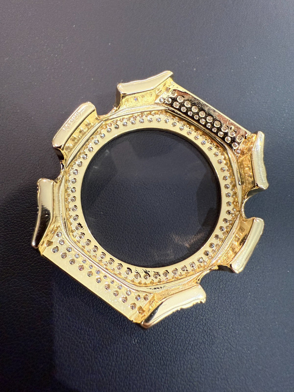 MOISSANITE 14k Gold 925 Silver Iced BEZEL Kit For Casio G Shock GA-2100 Watch