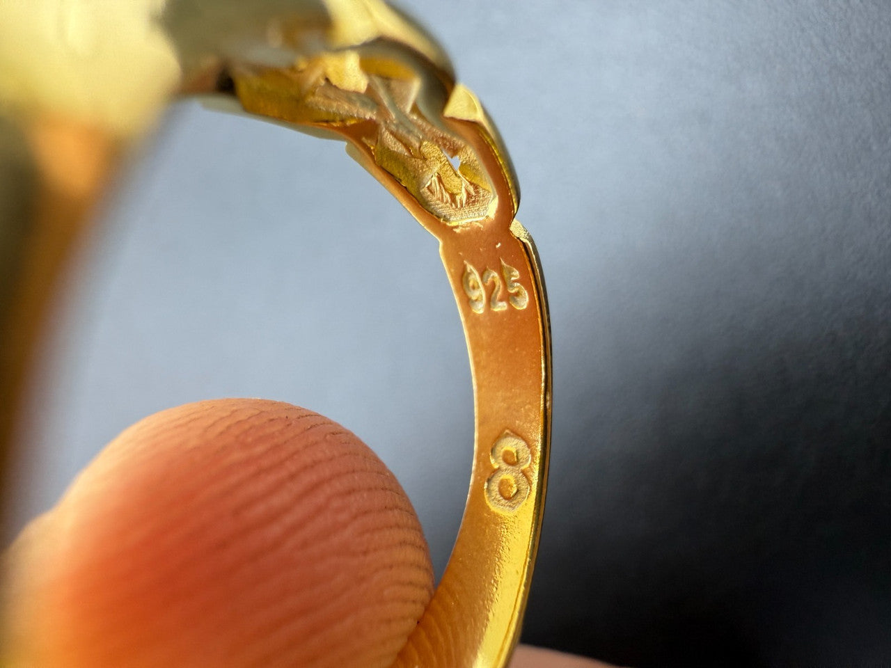 Miami Cuban Ring - 14k Gold Vermeil 925 Silver - Genuine Black Onyx Stone