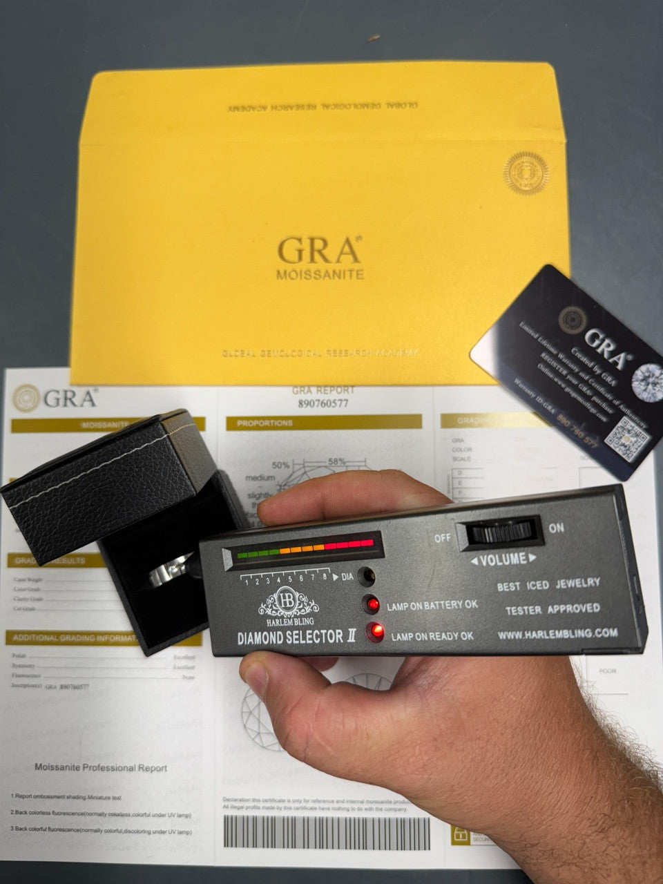 MOISSANITE Solitaire Diamond Cut Wedding Band Ring - 925 Silver