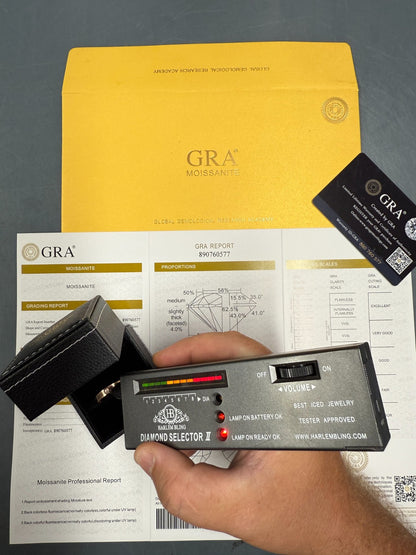 MOISSANITE Solitaire Wedding Band Ring - 14k Rose Gold Vermeil 925 Silver