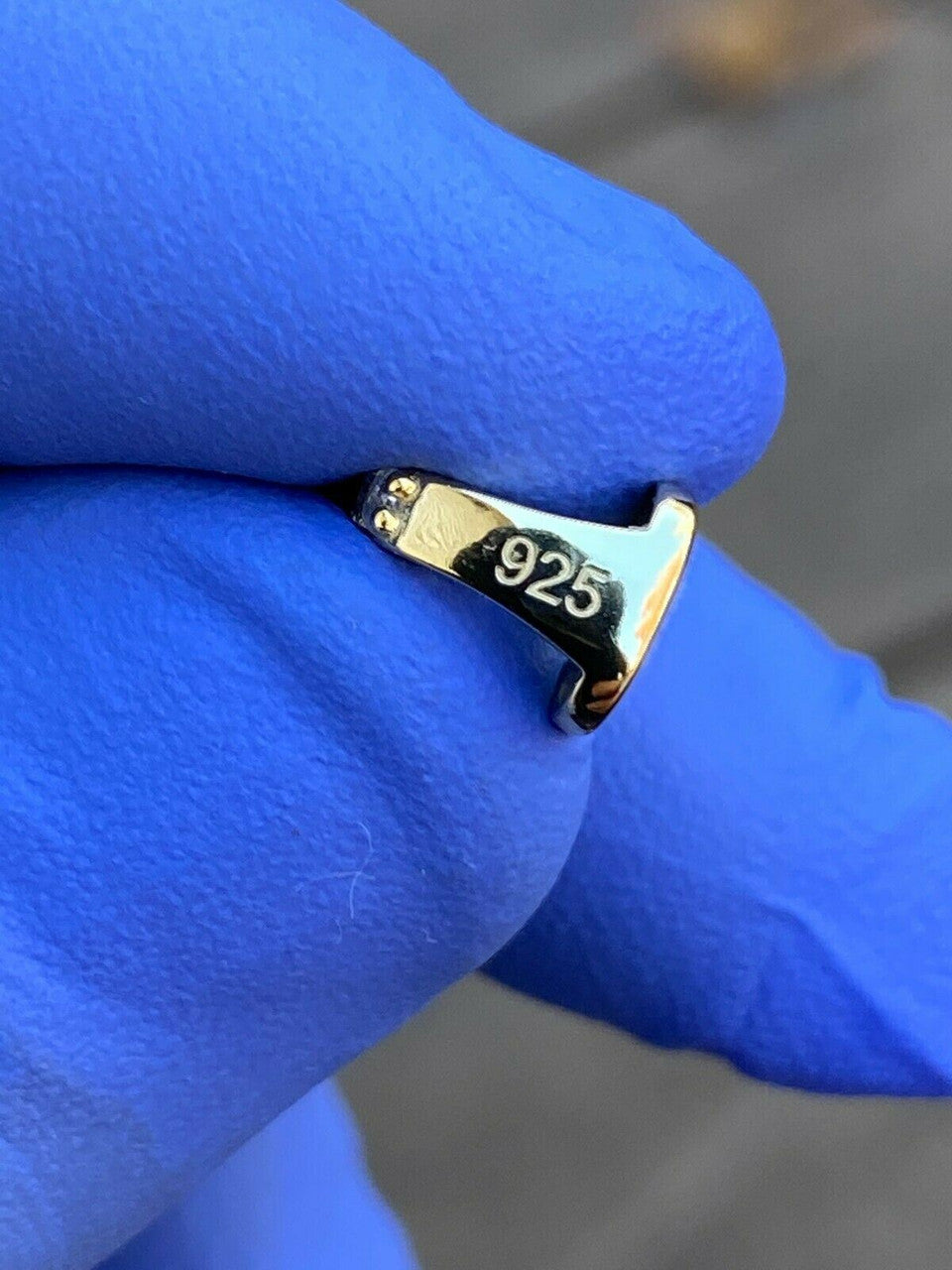 14k Gold Over SOLID 925 Silver Gap Grillz Single Tooth Hip Hop Grill Cap Iced