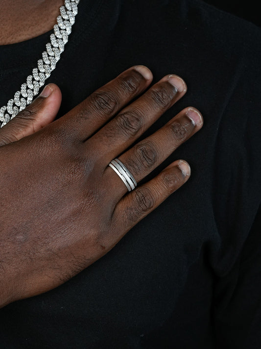 Classic Plain Wedding Band Ring - 925 Silver