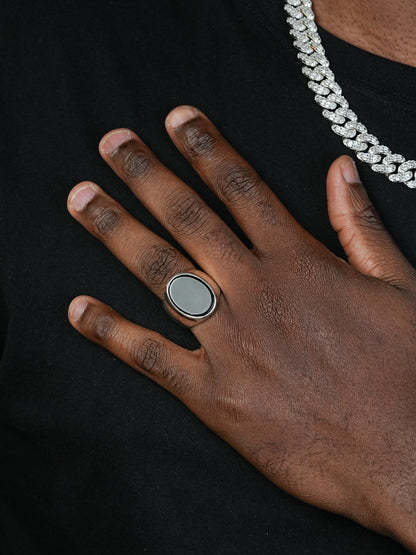 Pyramids Of Giza - 925 Silver - Genuine Black Onyx Stone