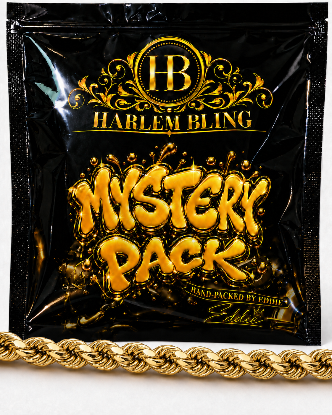 1/100 HAS GOLD CHAIN! Harlembling Mystery Pack - Chain!