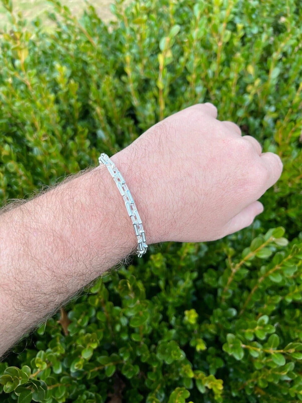 925 Sterling Silver 7.5mm Triangle Rolo Hermes Link Chain Necklace Or Bracelet