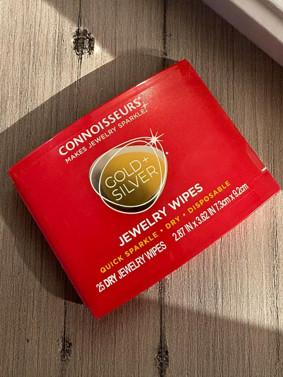 Connoisseurs Jewelry Wipes Gold and Silver Cleaner 25 Count Imported from eBay HarlemBling