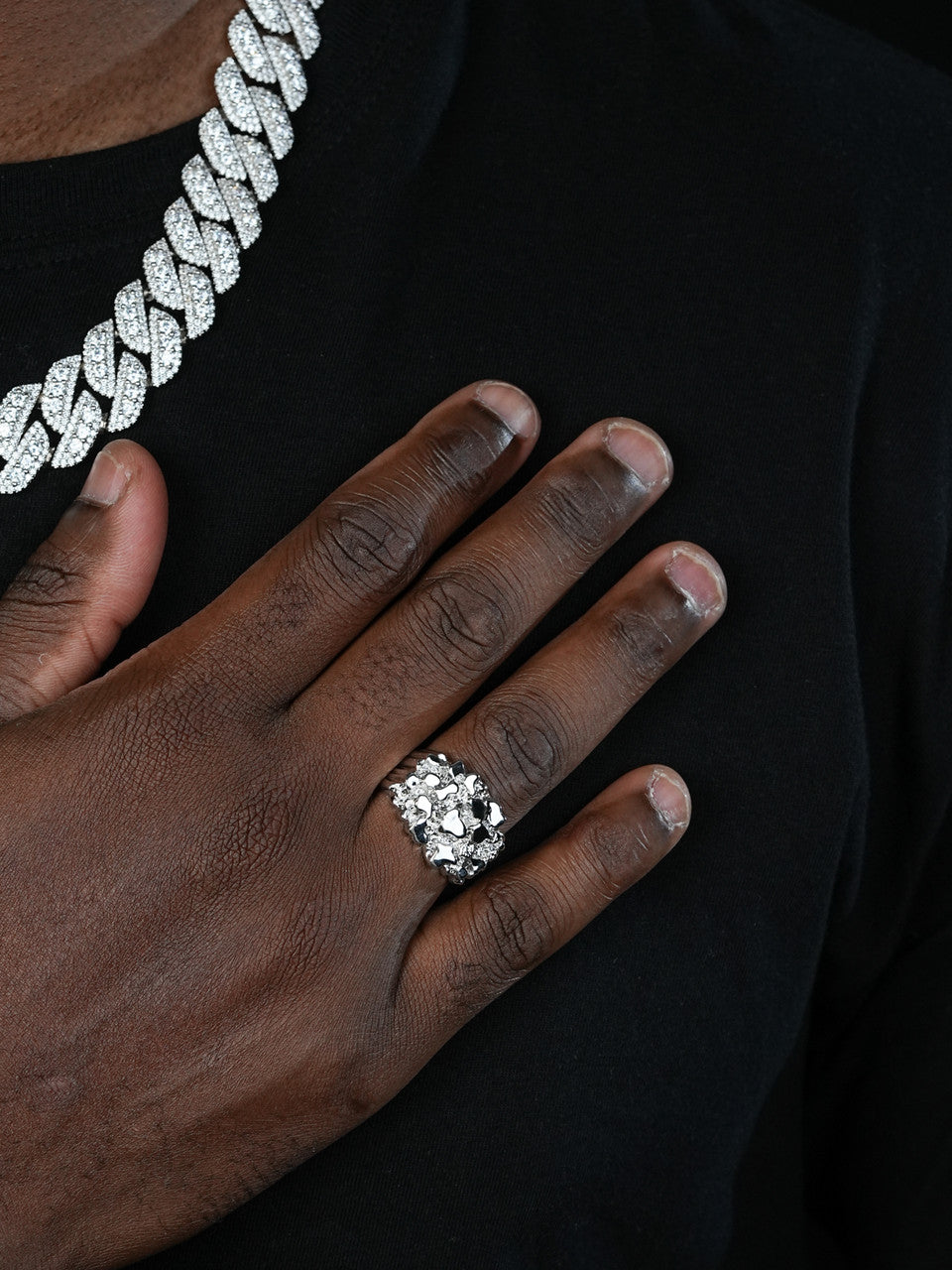 Harlembling Plain Classic Nugget Ring - Same Design Since 2015 -  925 Silver