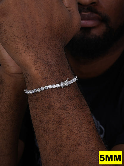 #1 BESTSELLER Tennis Bracelet Iced Out CZ Stones - 14k Gold Vermeil Or 925 Silver - 3mm-7mm - 6-9"