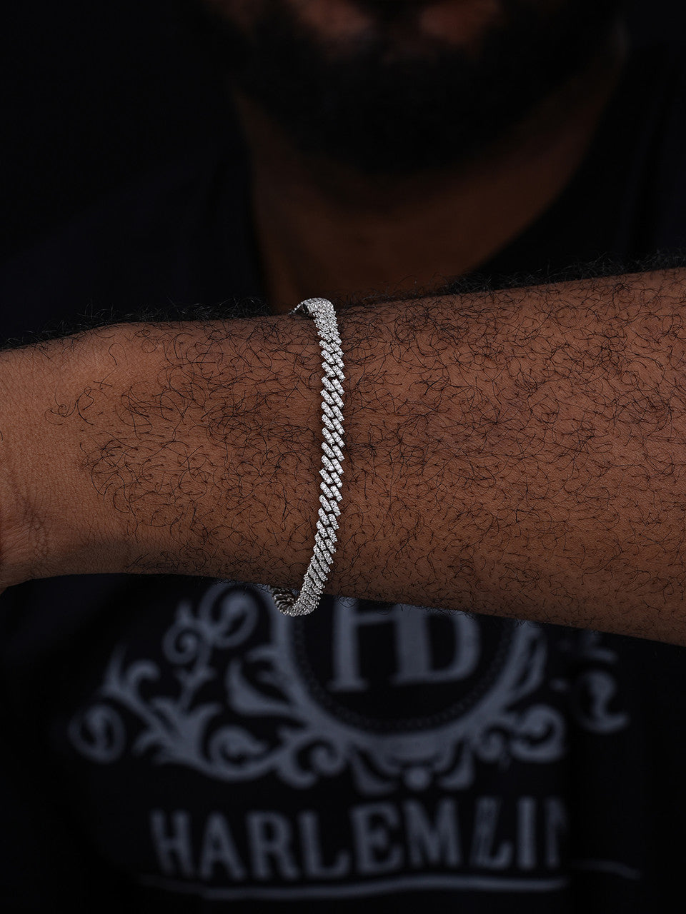 MOISSANITE Micro Prong Miami Cuban Link Bracelet Iced Out - 925 Silver - 5mm - 6" - 8.5"