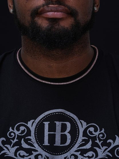 Tennis Chain Necklace Iced Out Purple CZ Stones - 925 Silver - 3mm - 16"-28"