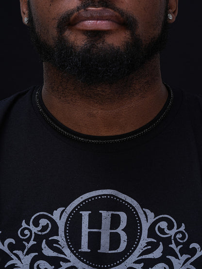 Black MOISSANITE Tennis Chain Necklace Iced Out - Black Rhodium Over 925 Silver - 3mm - 14"-28"